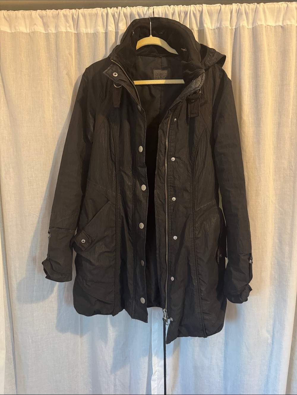 Unique Vintage Marithé Francois Girbaud MFG Women's Black Jacket Coat Small